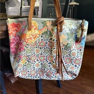 Johnny Was Floral Tote Bag - Multicolor